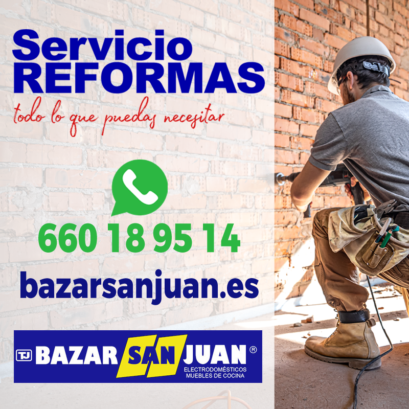 Servicio reformas Bazar San Juan Málaga